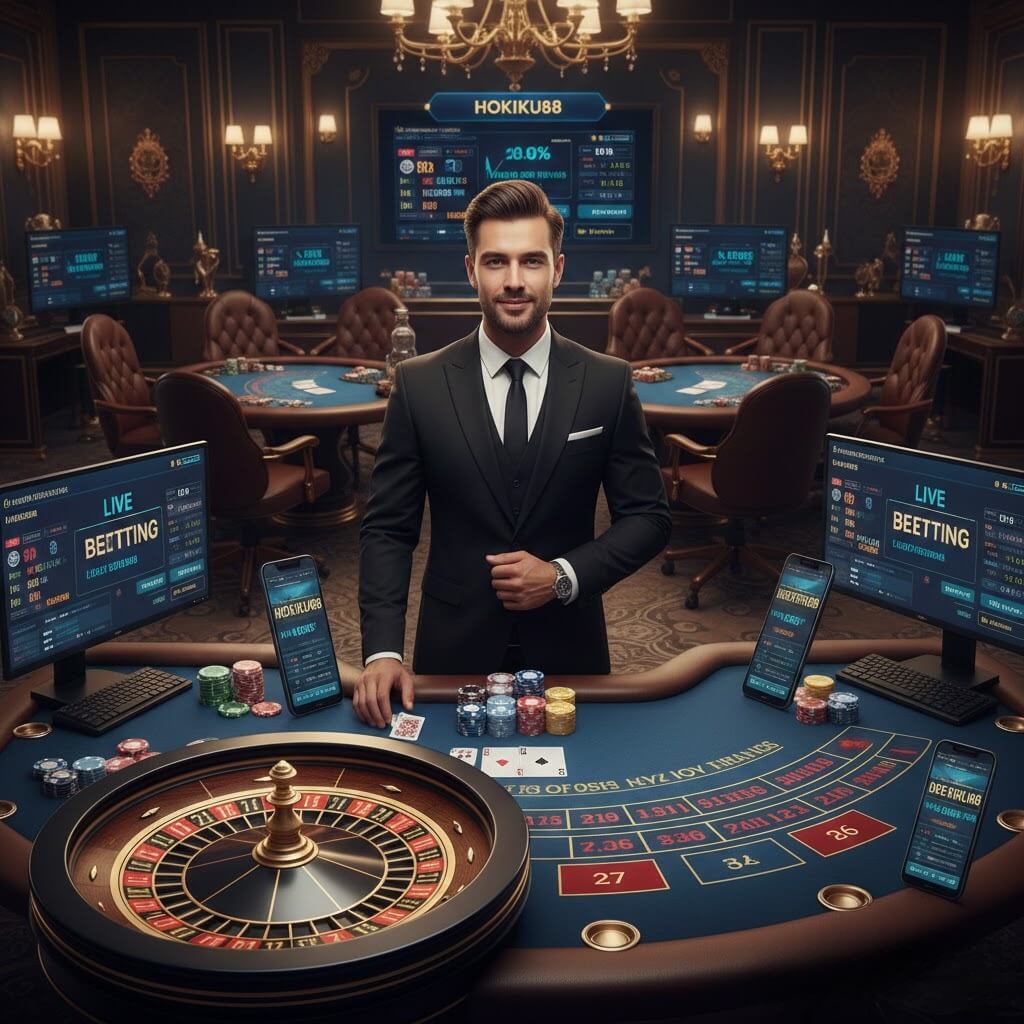 Live Casino Resmi dengan Dealer Profesional di Hokiku88